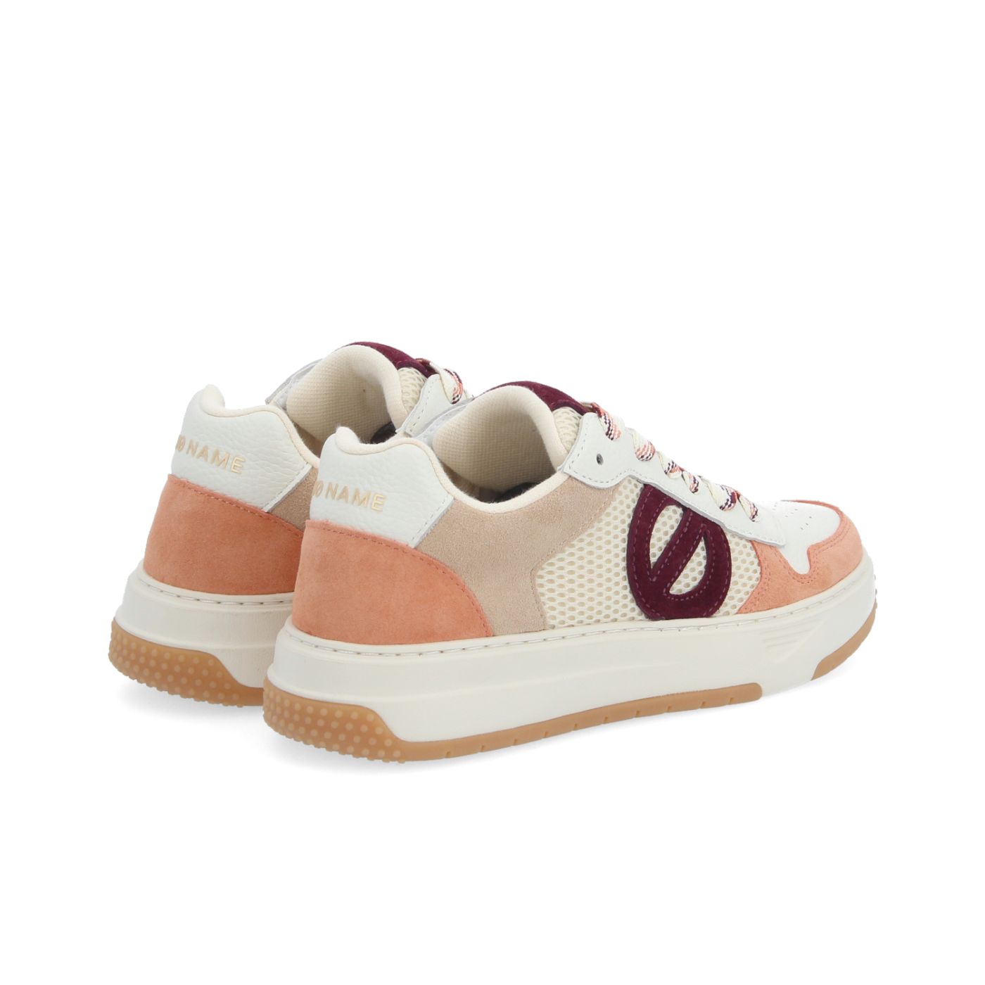 ALISON SNEAKER W - SDE/MESH/GRAIN - TERRACOTTA/BEIGE
